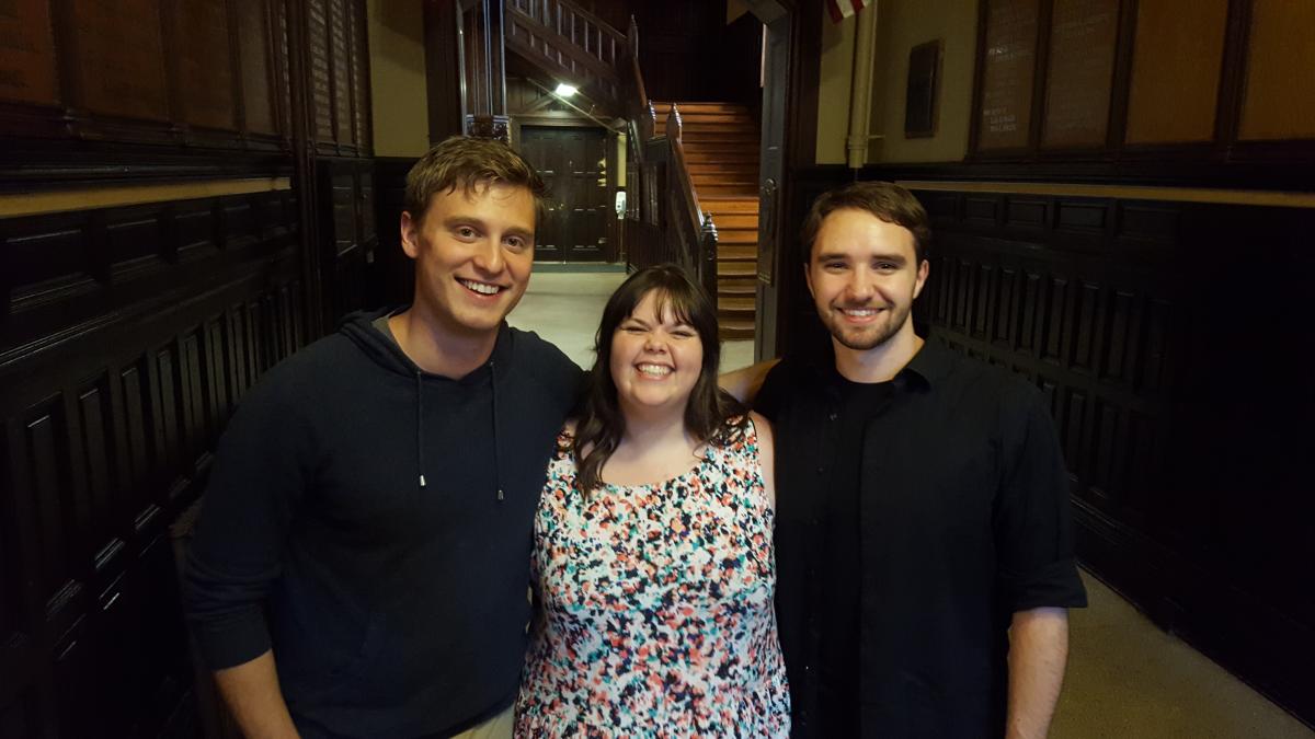 Erick Lawrence, Laura Hendrickson and Alexander Woods